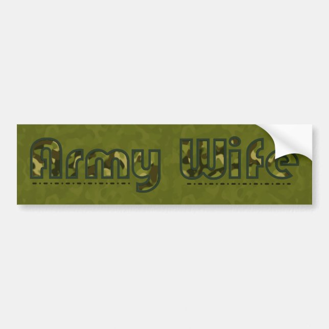 Pegatina para el parachoques del camuflaje de la (Frente)