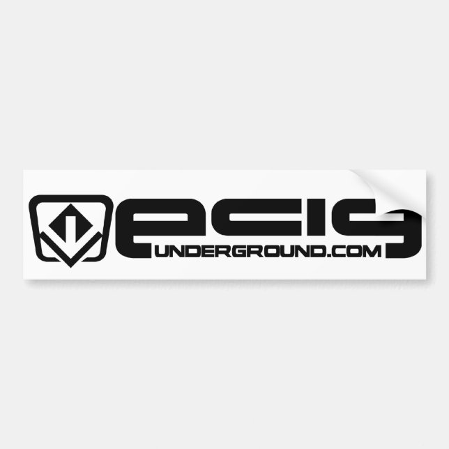 Pegatina para el parachoques del ECU (Frente)