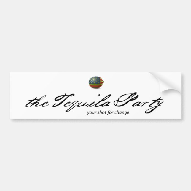 Pegatina para el parachoques del fiesta del (Frente)