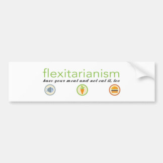 Pegatina para el parachoques del Flexitarian