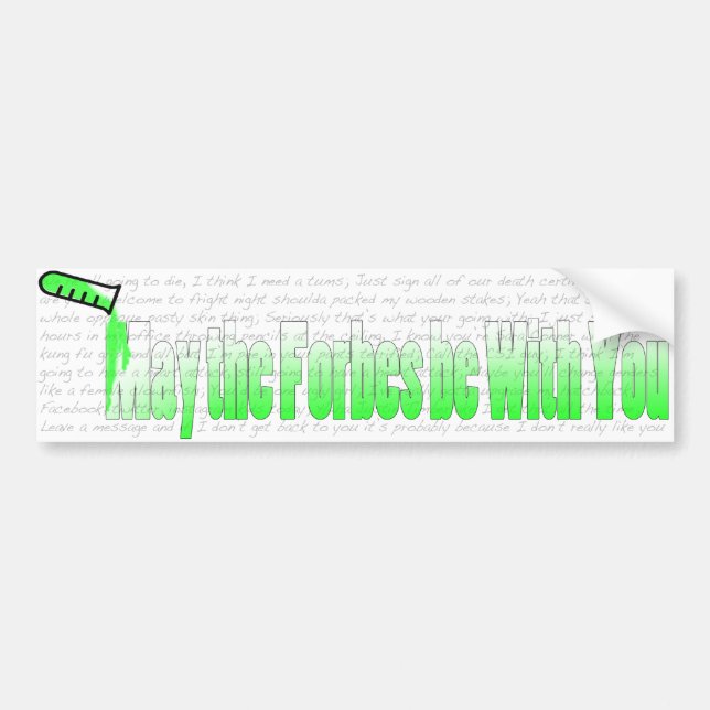 Pegatina para el parachoques del Jt (Frente)