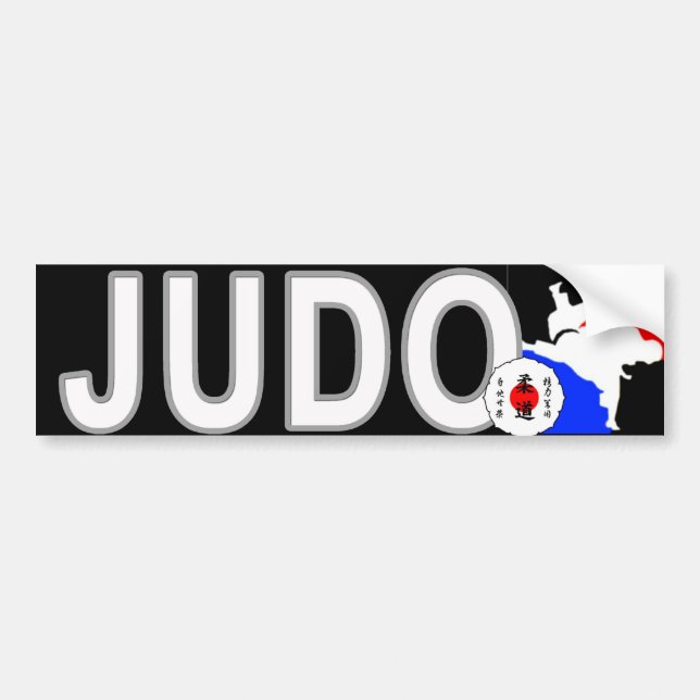 Pegatina para el parachoques del JUDO (Frente)