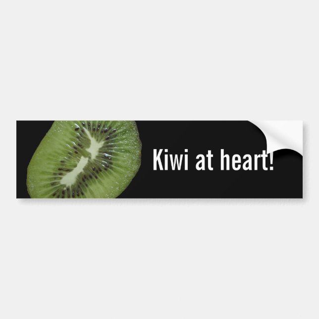 Pegatina para el parachoques del kiwi de NZ (Frente)