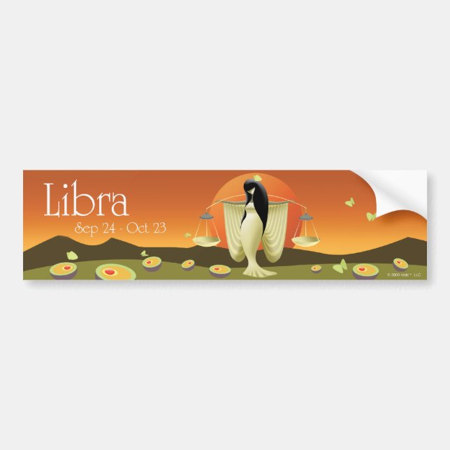 Pegatina para el parachoques del libra de Idolz (Frente)