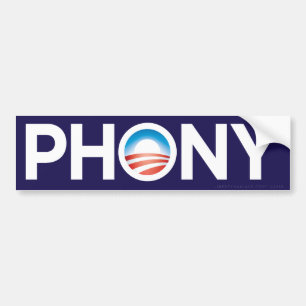 Pegatina para el parachoques del Phony de Obama