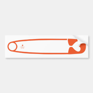 Pegatina para el parachoques del Pin de seguridad