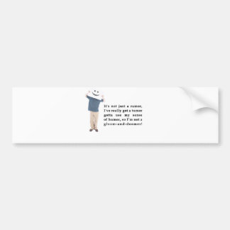 Pegatina para el parachoques del poema del tumor