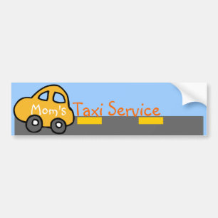 Pegatina para el parachoques del servicio del taxi