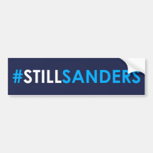 Pegatina para el parachoques del #STILLSANDERS de