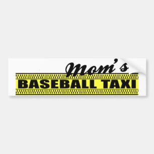 Pegatina para el parachoques del taxi del béisbol