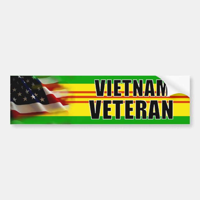 Pegatina para el parachoques del veterano de (Frente)
