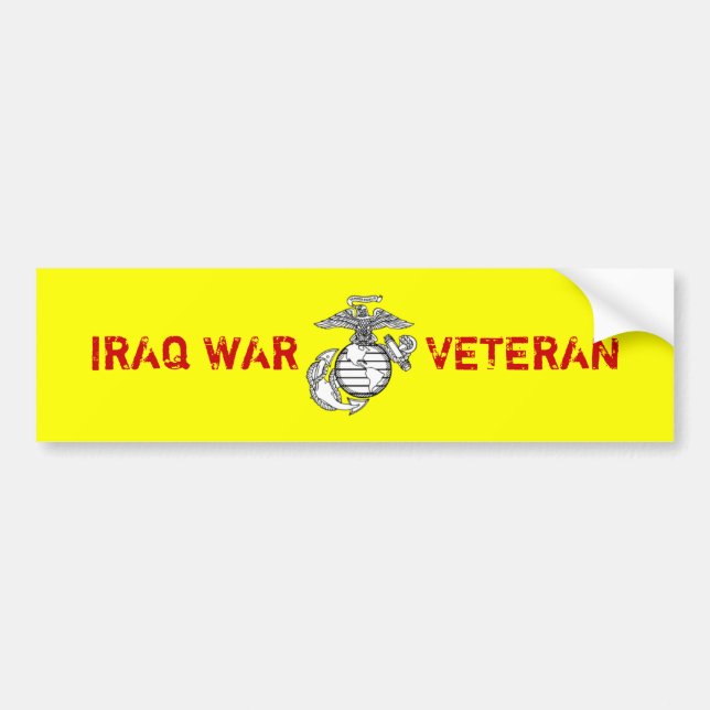 Pegatina para el parachoques del veterano de (Frente)
