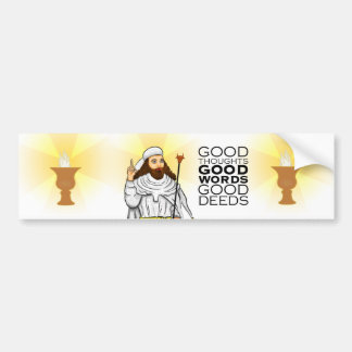 Pegatina para el parachoques del Zoroastrian