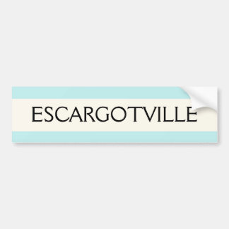 PEGATINA PARA EL PARACHOQUES - ESCARGOTVILLE