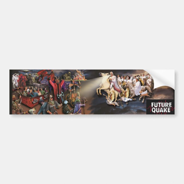 Pegatina para el parachoques futura de la segunda (Frente)