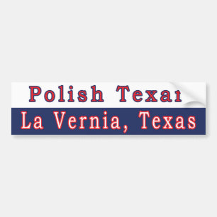 Pegatina para el parachoques polaca del Texan de