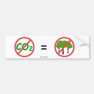 Pegatina para el parachoques Pro-CO2