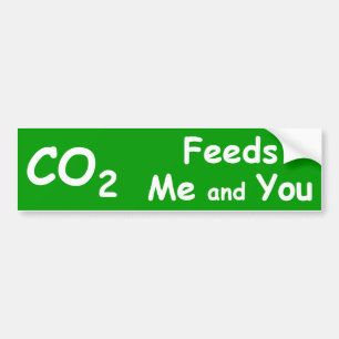 Pegatina para el parachoques Pro-CO2
