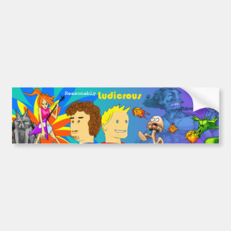 Pegatina para el parachoques razonablemente