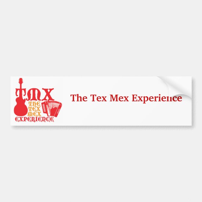 Pegatina para el parachoques roja de TMX (Frente)