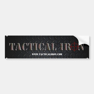 Pegatina para el parachoques táctica del hierro