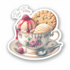 Pegatina Para los amantes de las telecabinas y el helado, d