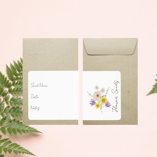 Pegatina para paquete de semillas | Etiqueta del p (Subido por el creador)