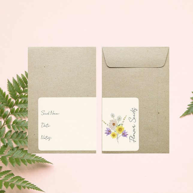 Pegatina para paquete de semillas | Etiqueta del p (Subido por el creador)