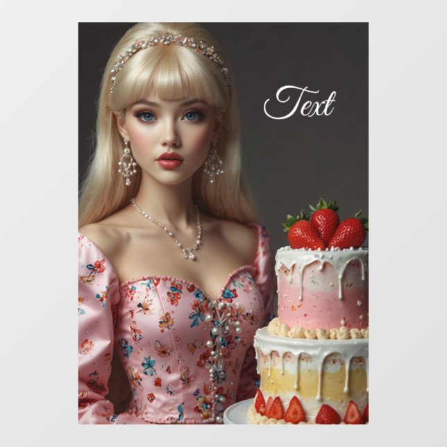 Pegatina para ventana de confitería (Hoja)