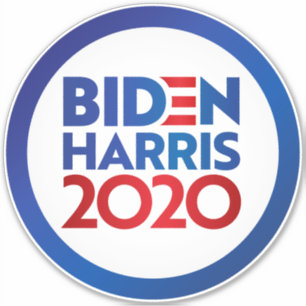 Pegatina Parachoque Biden Harris 2020