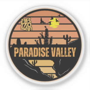 Pegatina Paradise Valley, Arizona