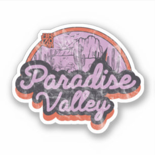 Pegatina Paradise Valley, Arizona 