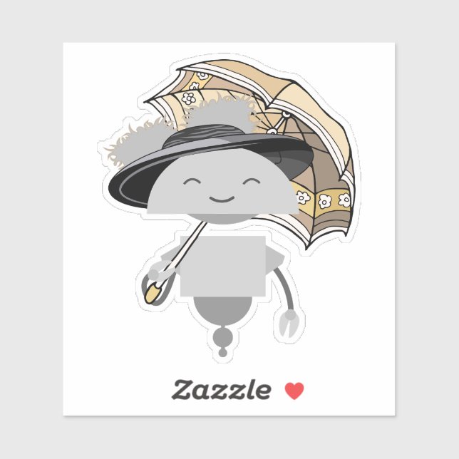 Pegatina Paraguas de Mia (Hoja)