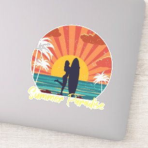 Pegatina Paraíso de verano