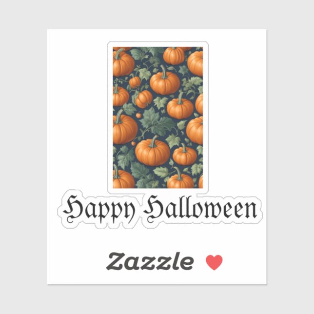 Pegatina Parche de calabaza Leafy (Hoja)