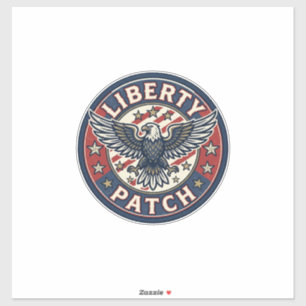 Pegatina Parche de la Libertad Parche Patriótico Bordado Pa
