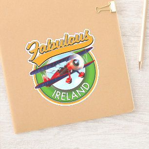 Pegatina parche de viaje fabuloso Irlanda.