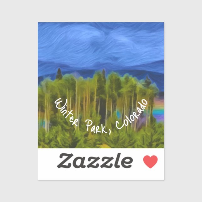 Pegatina Parche Rainbow de Winpark (Hoja)