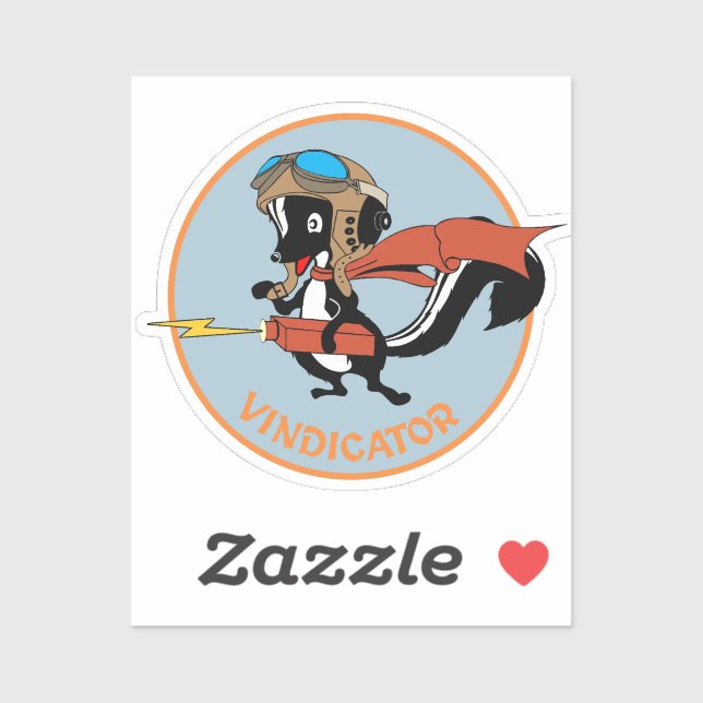 Pegatina Parche Vindicador Skunk Works (Hoja)