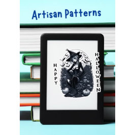 Pegatina Parche Vinyl de calabaza de bruja estilo Tattoo