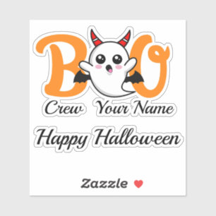 Pegatina Pareja de la familia Boo Crew Devil Halloween