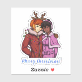 Pegatina Pareja de navidades