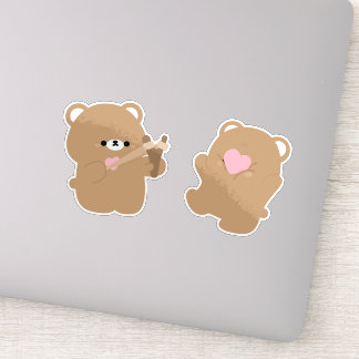 Pegatina Pareja de oso