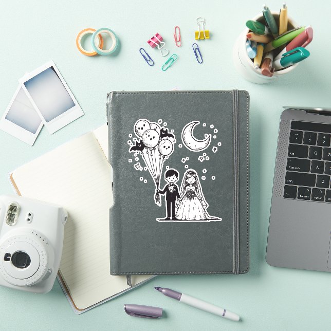 Pegatina Parejita Tenebrosa (Funda para iPad)