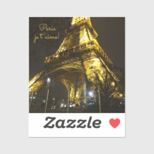 Pegatina París. Francia. Torre Eiffel
