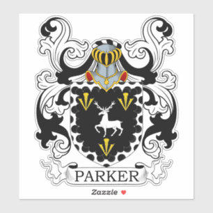Pegatina Parker Family Crest