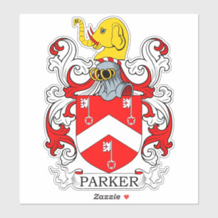 Pegatina Parker Family Crest