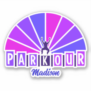 Pegatina PARKOUR de nombres personalizados