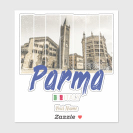 Pegatina Parma Emilia-Romagna Italia Vintage Souvenir