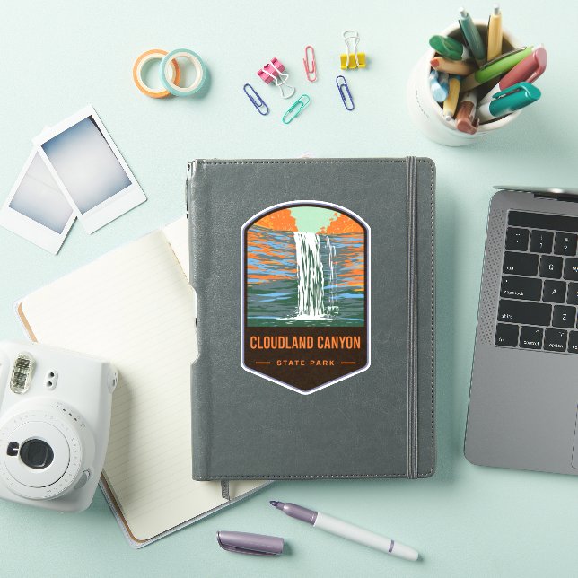Pegatina Parque Estatal Cloudland Canyon (Funda para iPad)